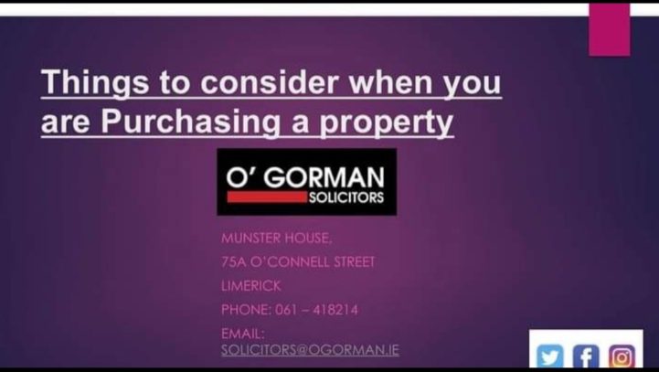 Things to consider when you are purchasing a property – part 1